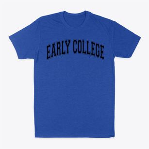 Early College High School Varsity Arch Classic Dad T-Shirt