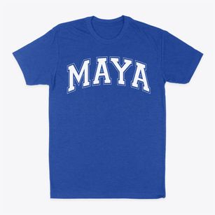 Maya Varsity Arch Classic Dad T-Shirt