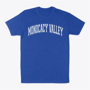 Monocacy Valley Montessori School Varsity Arch Classic Dad T-Shirt