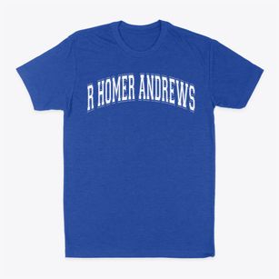 R Homer Andrews Elementary School Varsity Arch Classic Dad T-Shirt