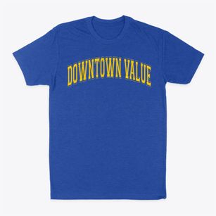 Downtown Value School Varsity Arch Classic Dad T-Shirt