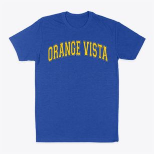 Orange Vista Varsity Arch Classic Dad T-Shirt
