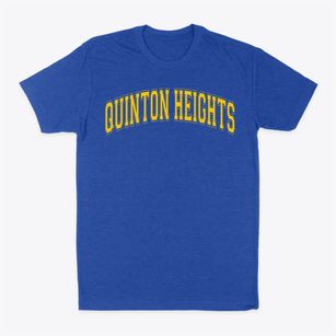 Quinton Heights Elementary School Varsity Arch Classic Dad T-Shirt
