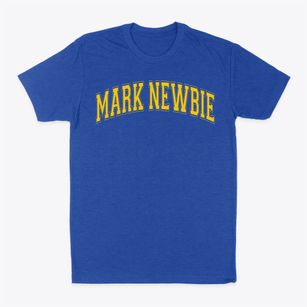 Mark Newbie Elementary School Varsity Arch Classic Dad T-Shirt