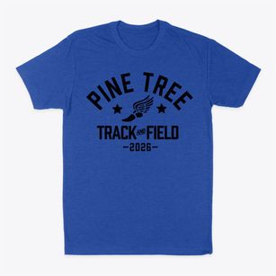 Pine Tree Elementary School Track and Field Classic Dad T-Shirt