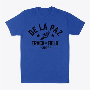 De La Paz Middle School Track and Field Classic Dad T-Shirt