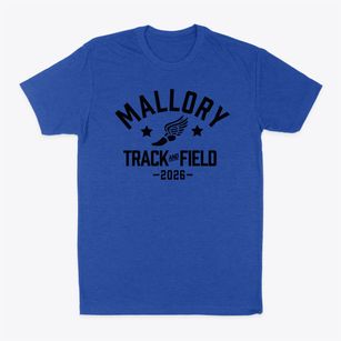 Mallory Elementary School Track and Field Classic Dad T-Shirt