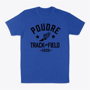 Poudre High School Track and Field Classic Dad T-Shirt