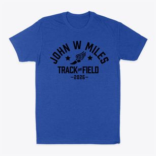 John W Miles Elementary School Track and Field Classic Dad T-Shirt