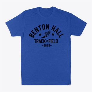 Benton Hall Academy Track and Field Classic Dad T-Shirt