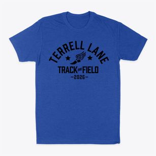 Terrell Lane Middle School Track and Field Classic Dad T-Shirt