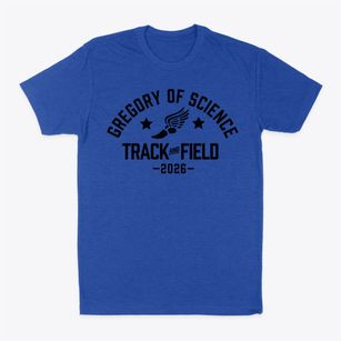 Gregory School Of Science Math & Tech Track and Field Classic Dad T-Shirt