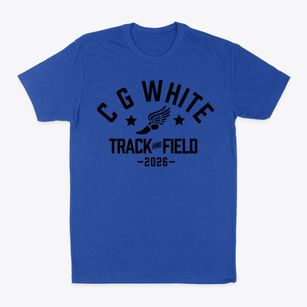 C G White Middle School Track and Field Classic Dad T-Shirt