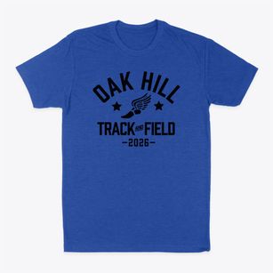 Oak Hill Elementary School Track and Field Classic Dad T-Shirt