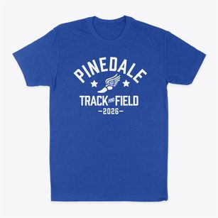Pinedale Elementary School Track and Field Classic Dad T-Shirt