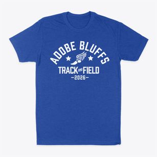 Adobe Bluffs Elementary School Track and Field Classic Dad T-Shirt