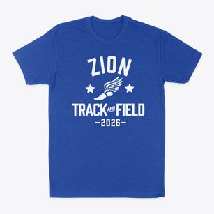 Zion Lutheran School Track and Field Classic Dad T-Shirt