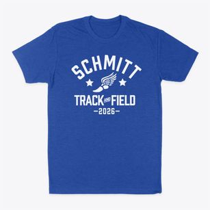 Schmitt Elementary School Track and Field Classic Dad T-Shirt