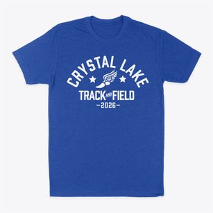 Crystal Lake Elementary School Track and Field Classic Dad T-Shirt