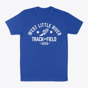 West Little River Elementary School Track and Field Classic Dad T-Shirt