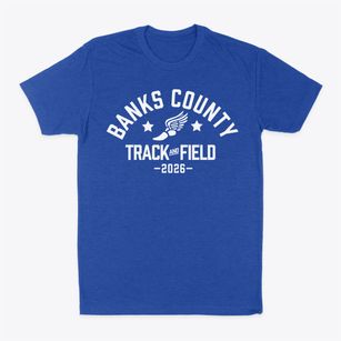 Banks County Primary School Track and Field Classic Dad T-Shirt