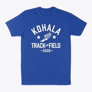 Kohala High School Track and Field Classic Dad T-Shirt