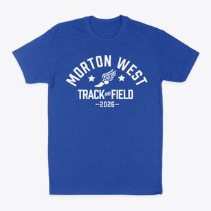 Morton West High School Track and Field Classic Dad T-Shirt