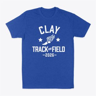 Clay High School Track and Field Classic Dad T-Shirt