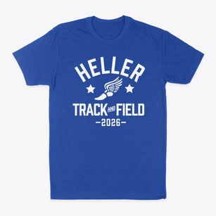 Heller Elementary School Track and Field Classic Dad T-Shirt