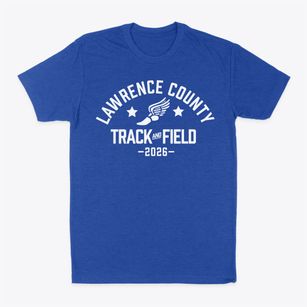 Lawrence County High School Track and Field Classic Dad T-Shirt