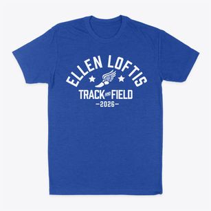 Ellen Loftis Elementary School Track and Field Classic Dad T-Shirt
