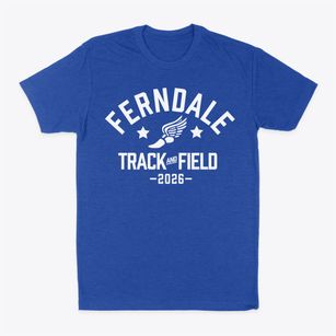 Ferndale Middle School Track and Field Classic Dad T-Shirt