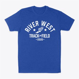 River West School Track and Field Classic Dad T-Shirt
