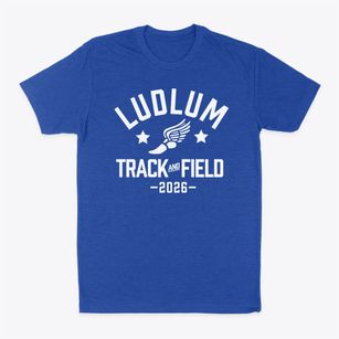 Ludlum Elementary School Track and Field Classic Dad T-Shirt
