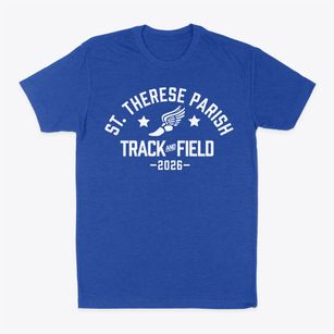 St Therese Parish Track and Field Classic Dad T-Shirt