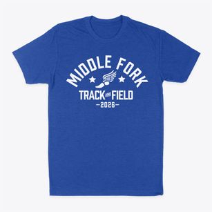 Middle Fork Elementary School Track and Field Classic Dad T-Shirt