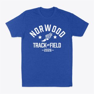 Norwood Middle School Track and Field Classic Dad T-Shirt