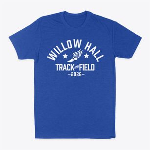 Willow Hall Academy Track and Field Classic Dad T-Shirt