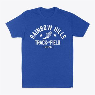 Rainbow Hills Baptist School Track and Field Classic Dad T-Shirt