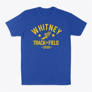 Whitney Middle School Track and Field Classic Dad T-Shirt