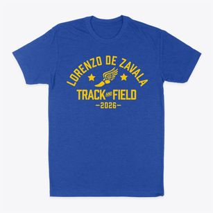 Lorenzo De Zavala Middle School Track and Field Classic Dad T-Shirt