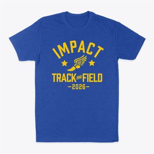 Impact Early College High School Track and Field Classic Dad T-Shirt