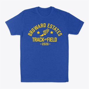 Broward Estates Elementary School Track and Field Classic Dad T-Shirt