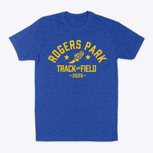 Rogers Park Montessori School Track and Field Classic Dad T-Shirt
