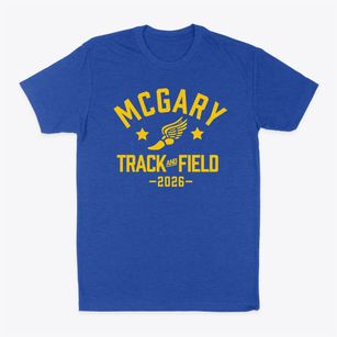 Mcgary Middle School Track and Field Classic Dad T-Shirt