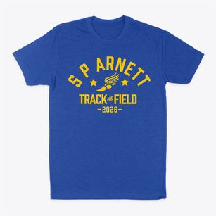 S P Arnett Middle School Track and Field Classic Dad T-Shirt