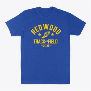 Redwood Early Childhood Center Track and Field Classic Dad T-Shirt