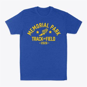 Memorial Park Elementary School Track and Field Classic Dad T-Shirt