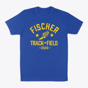 Fischer Elementary School Track and Field Classic Dad T-Shirt