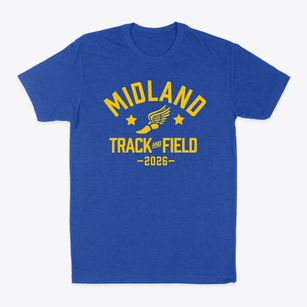 Midland High School Track and Field Classic Dad T-Shirt
